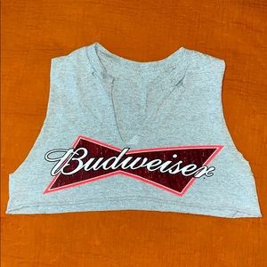 Budweiser vintage crop top
